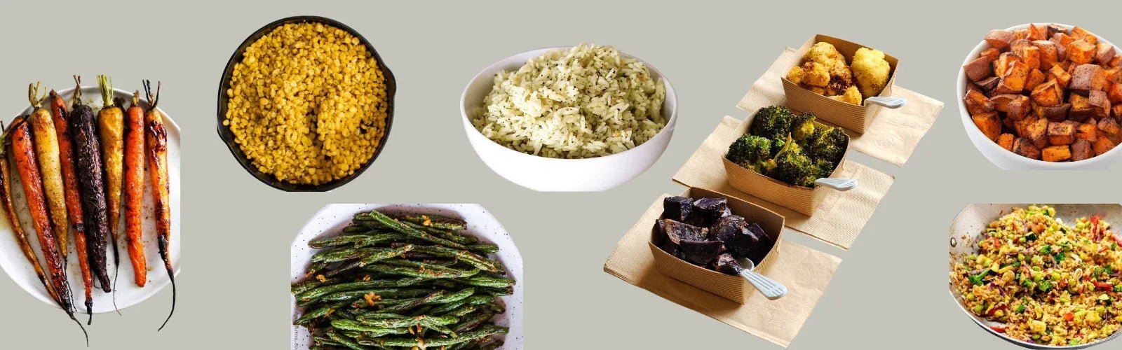 Jane Foodie frozen veggie sides – roasted beans, potatoes, broccoli, and other flash-frozen comfort foods, ready in minutes.