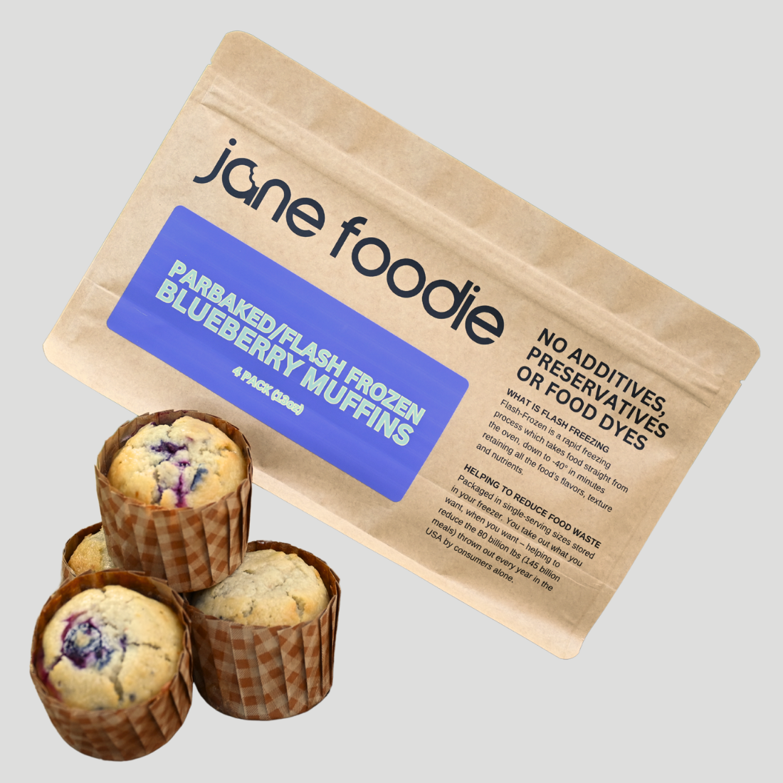 Blueberry Muffins 4-Pack