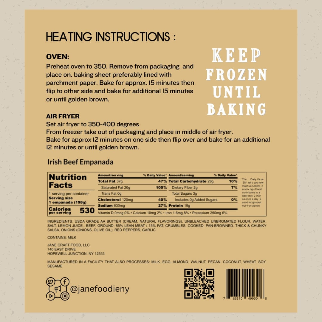 Beef Salsa Irish Empanada Jane Foodie Empanada.