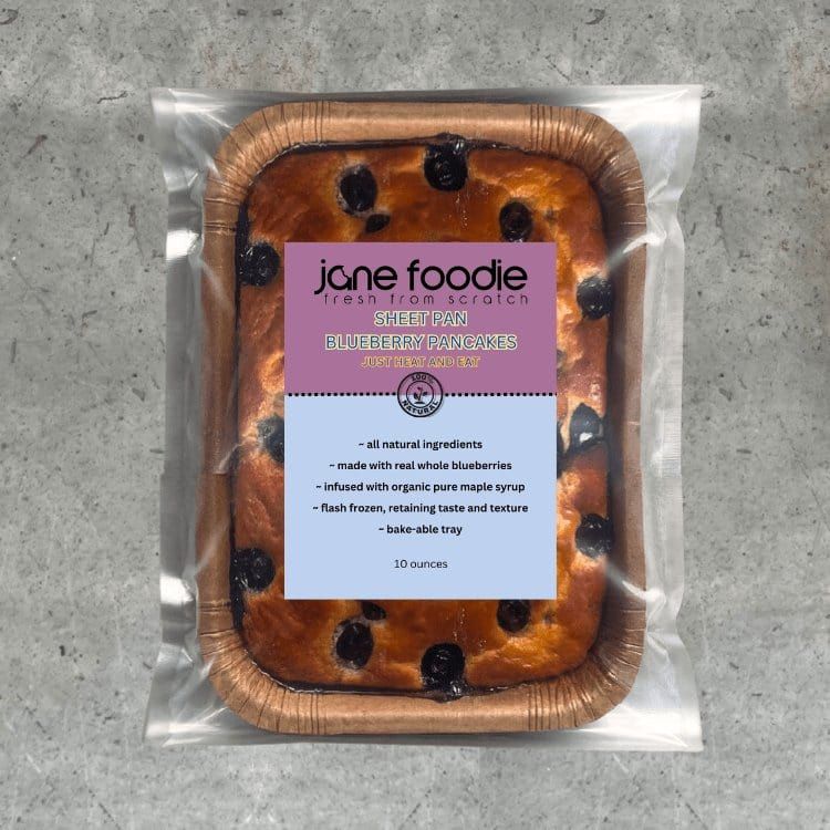 Jane Foodie Pancakes Sheet Pan Pancakes - Blueberry