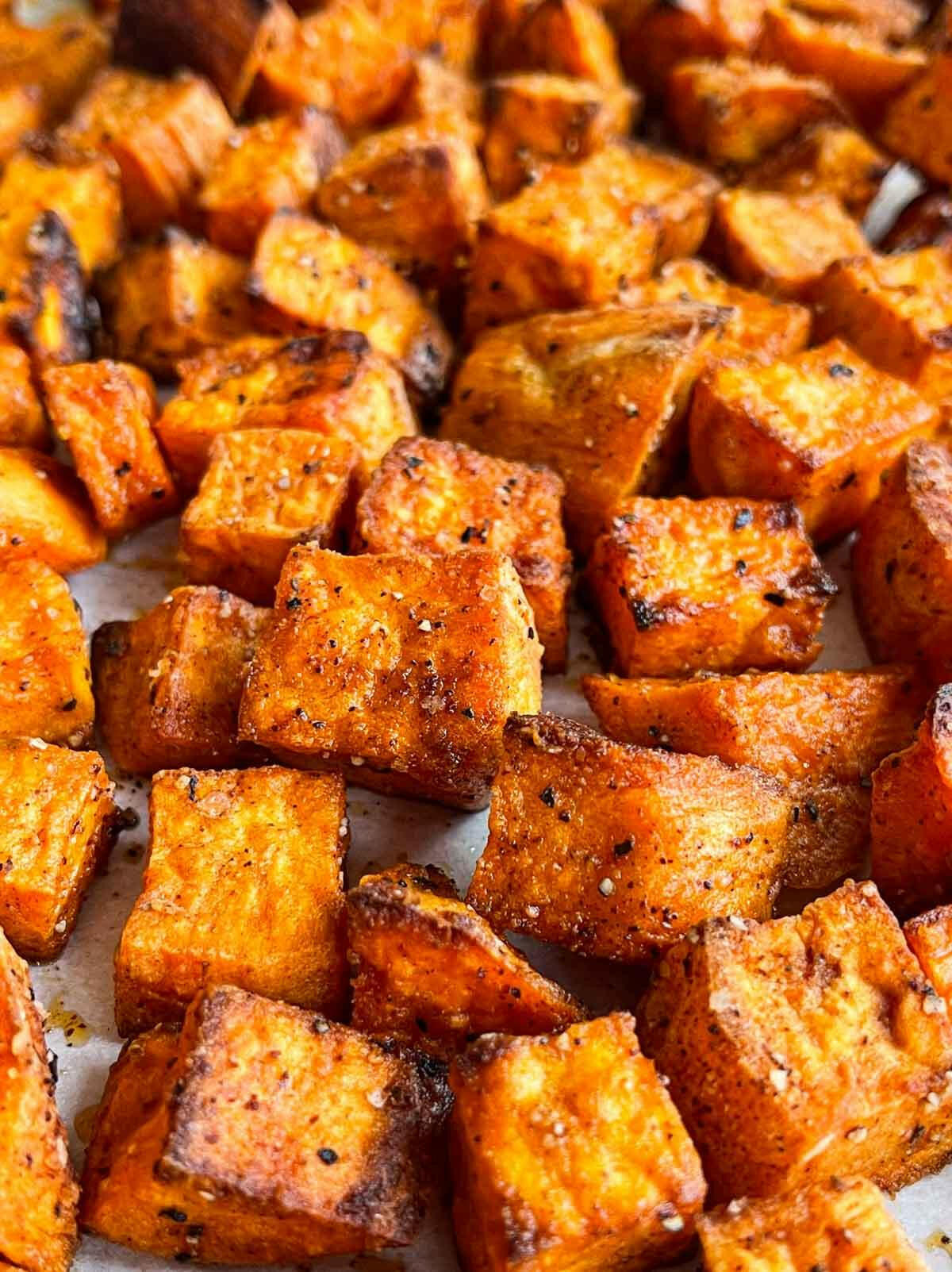 Roasted Sweet Potatoes Jane Foodie Side Dish.