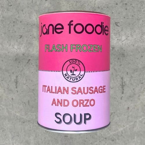 Jane Foodie Soup Spicy Italian Sausage & Orzo Soup