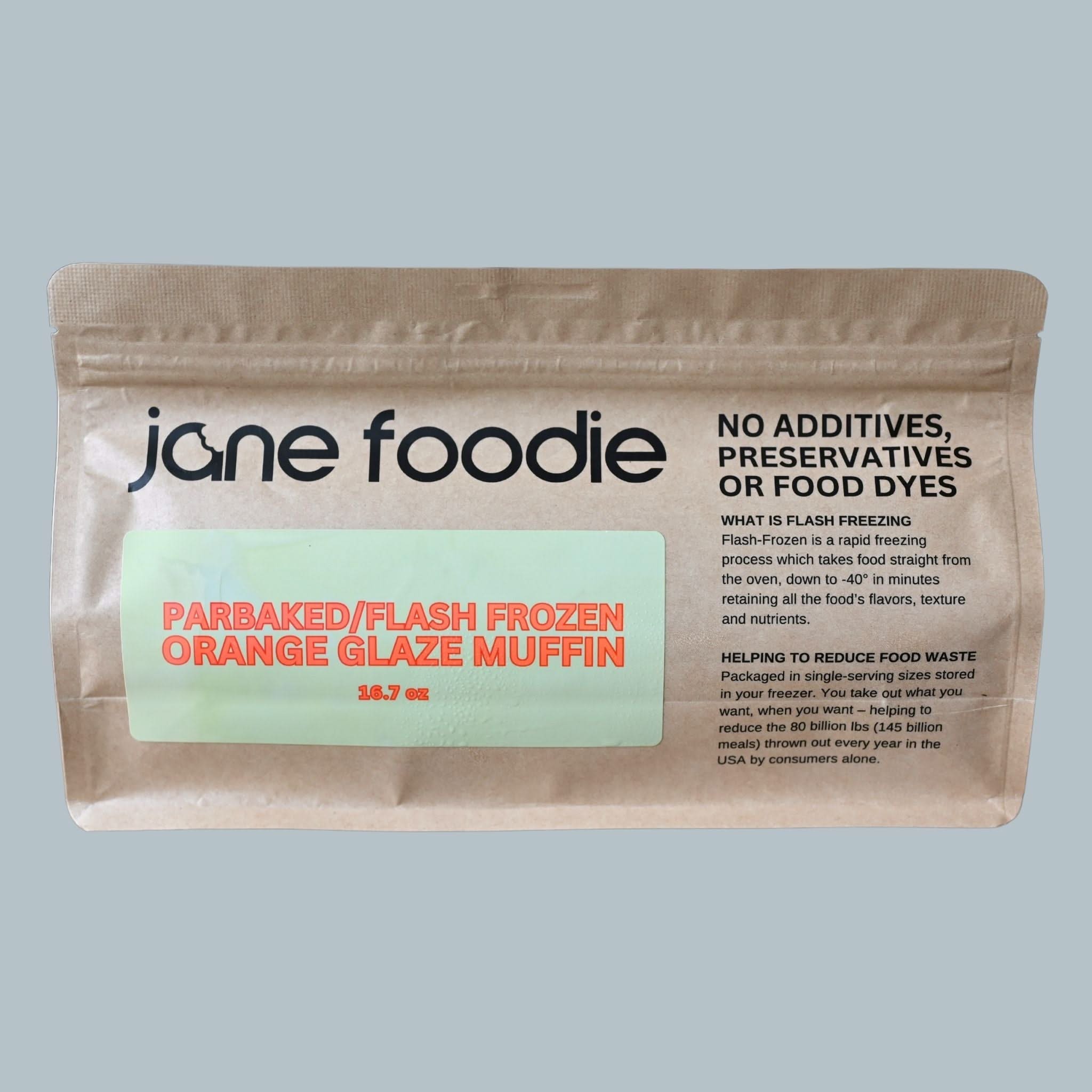 Orange Glaze Muffins 4 - Pack - Jane Foodie