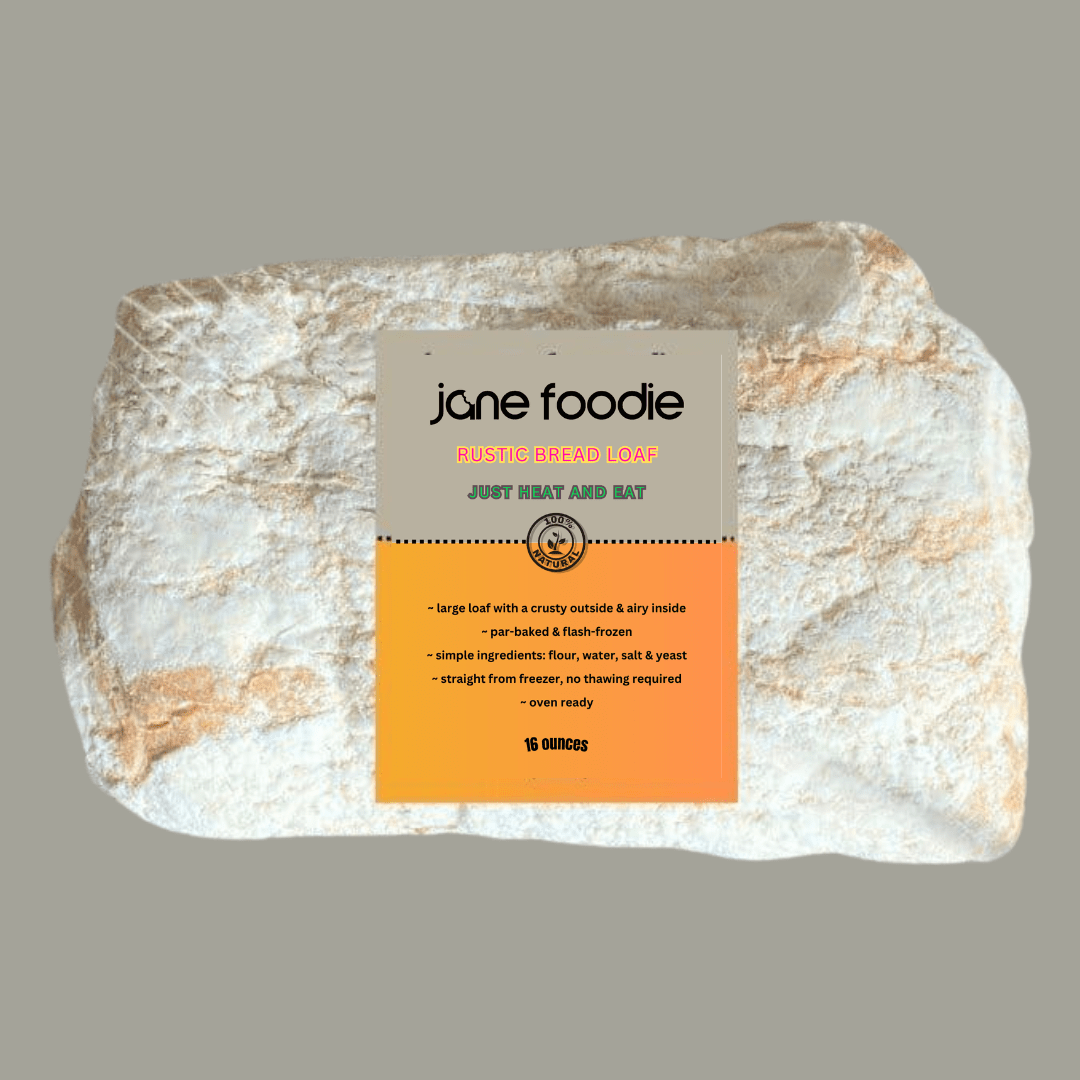 Rustic Bread Loaf - Jane Foodie