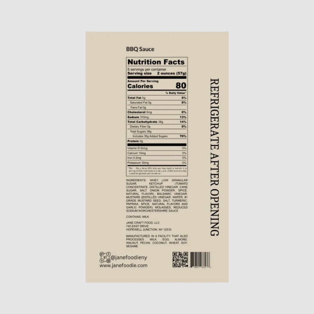 Sweet BBQ Sauce Jane Foodie BBQ Sauce.