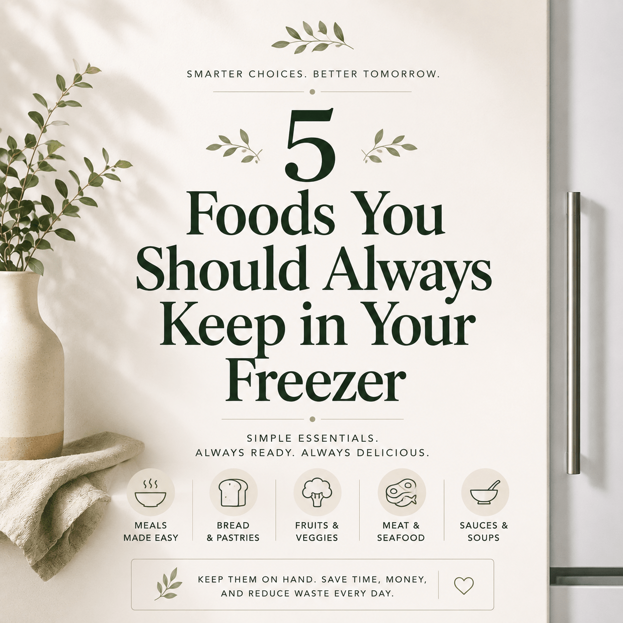 5 Foods You Should Always Keep in Your Freezer - Jane Foodie
