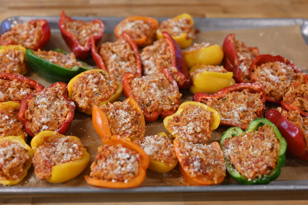 Jane Foodie risotto stuffed peppers