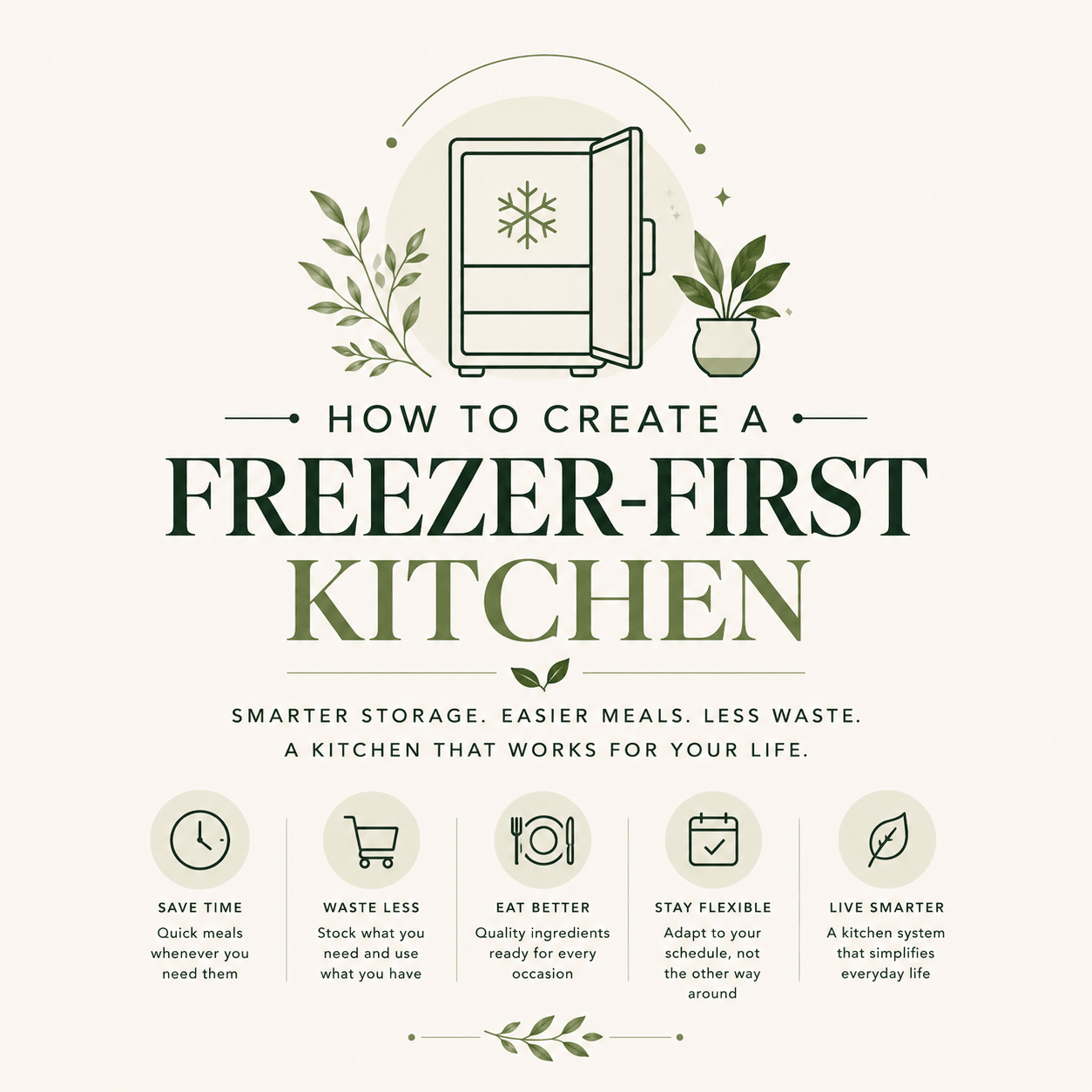 How to Create a Freezer-First Kitchen - Jane Foodie