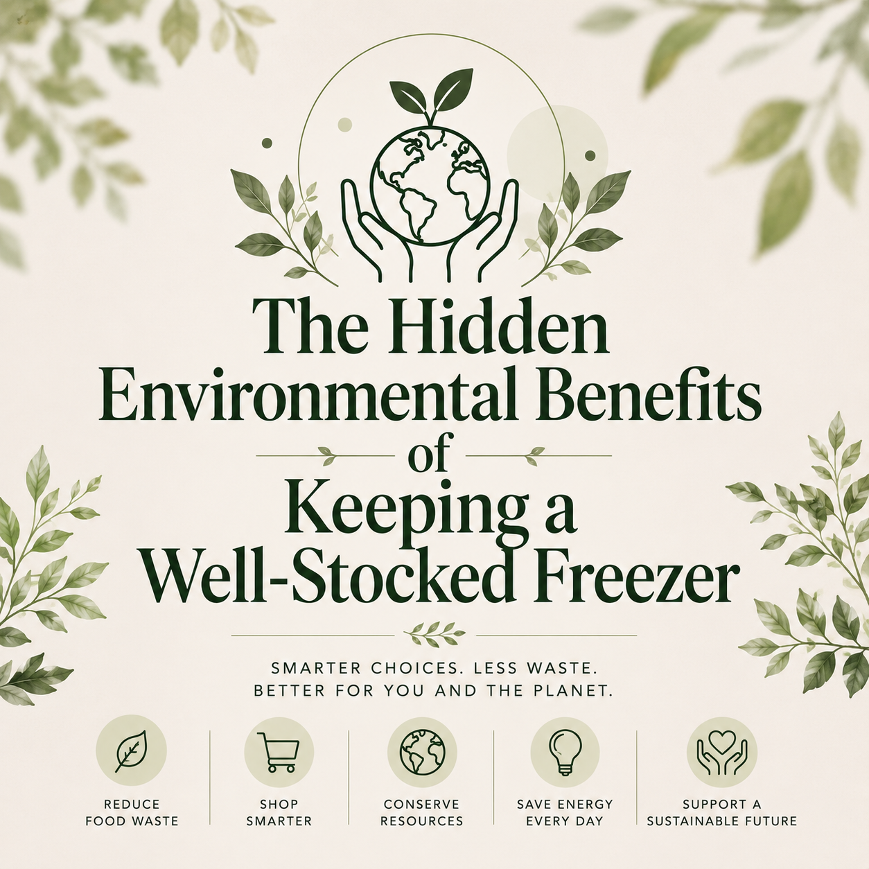 The Hidden Environmental Benefits of Keeping a Well-Stocked Freezer