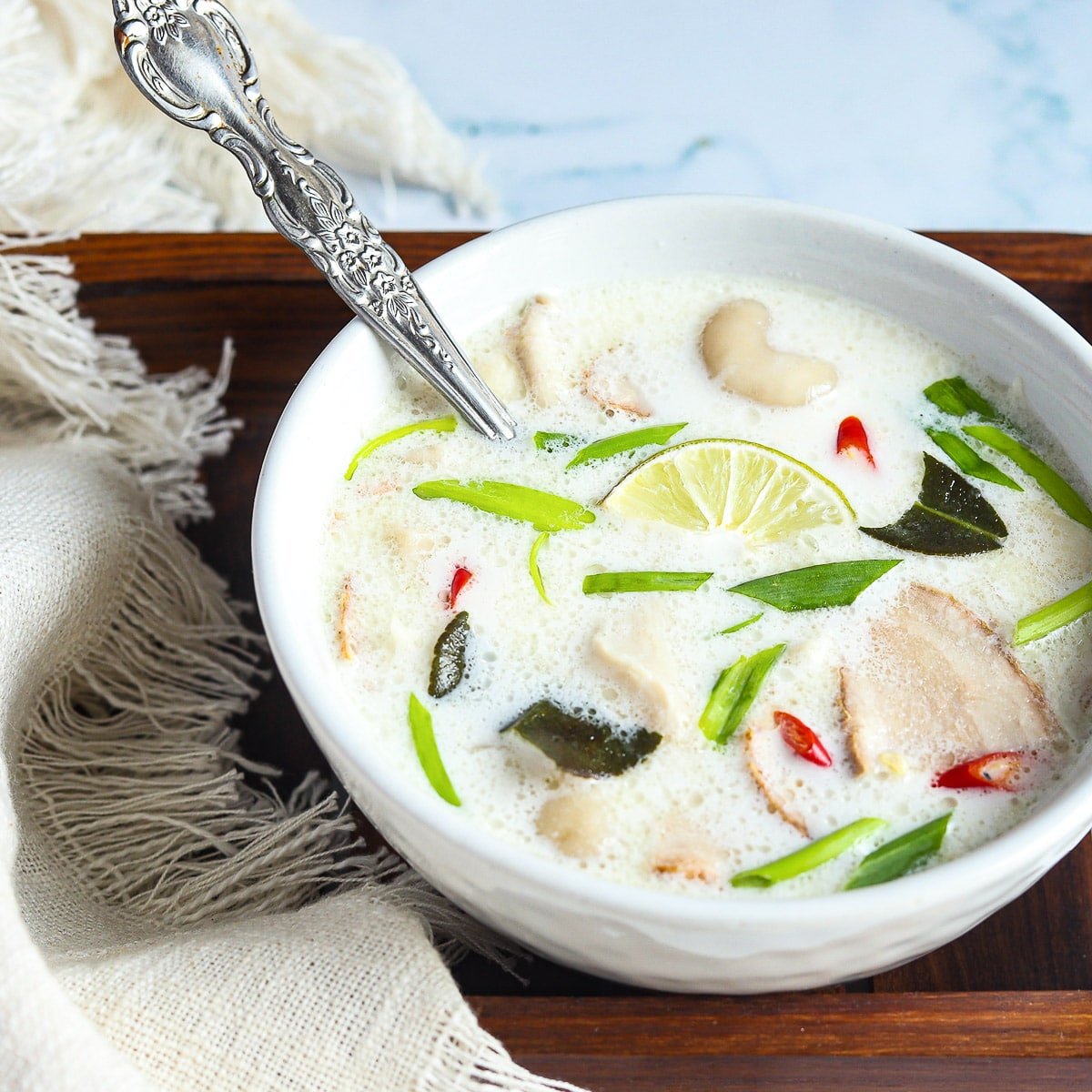 Thai Vegetable Coconut Soup - Jane Foodie