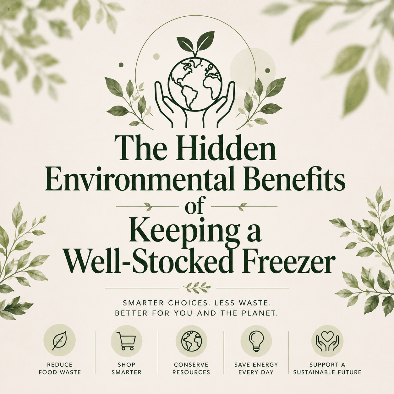 The Hidden Environmental Benefits of Keeping a Well-Stocked Freezer - Jane Foodie