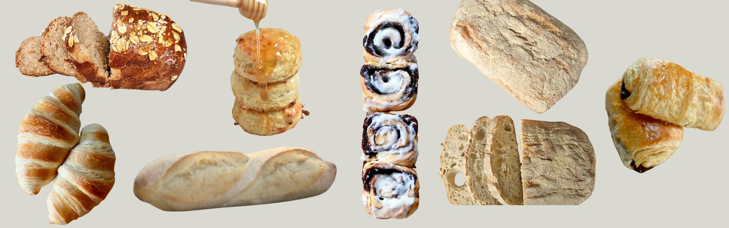 Jane Foodie bakery collection – fresh breads, croissants, and pastries, flash-frozen to lock in flavor.
