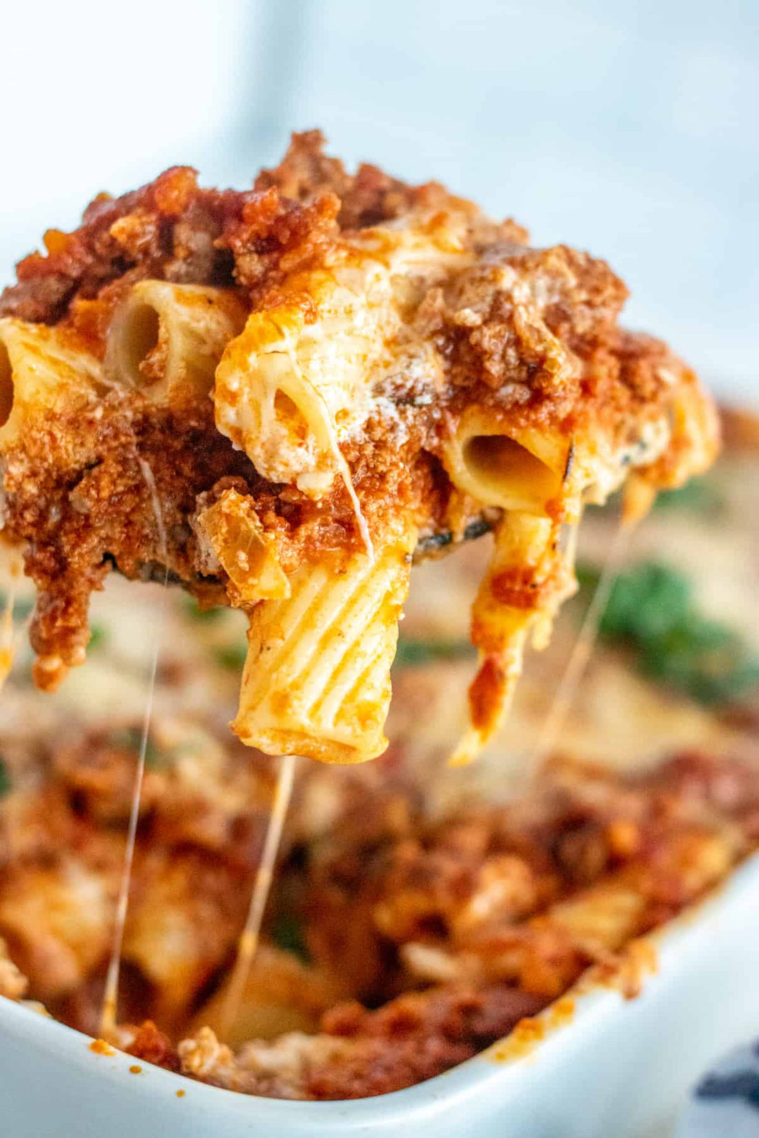 Sausage Baked Rigatoni with Marinara &amp; Mozzarella – Heat &amp; Serve
