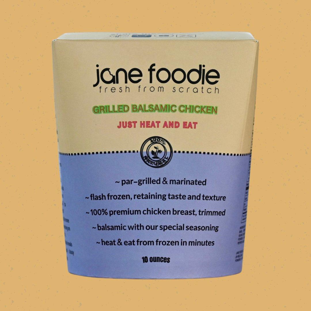 Grilled Balsamic Chicken chicken and rice Jane Foodie Website