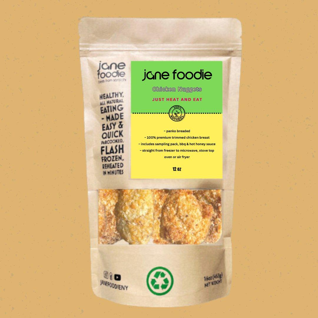 Baked Chicken Nuggets chicken nuggets Jane Foodie Website
