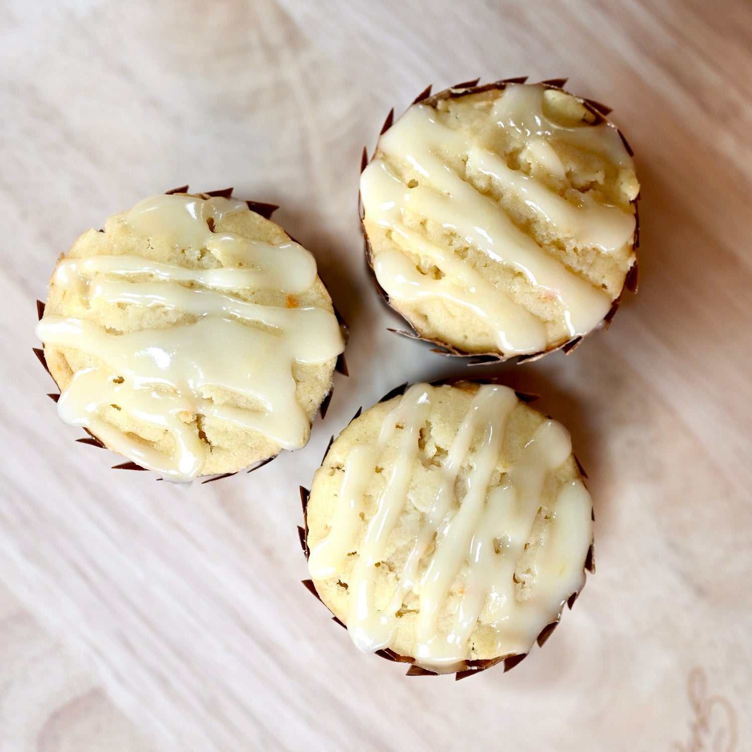 Orange Glaze Muffins 4-Pack