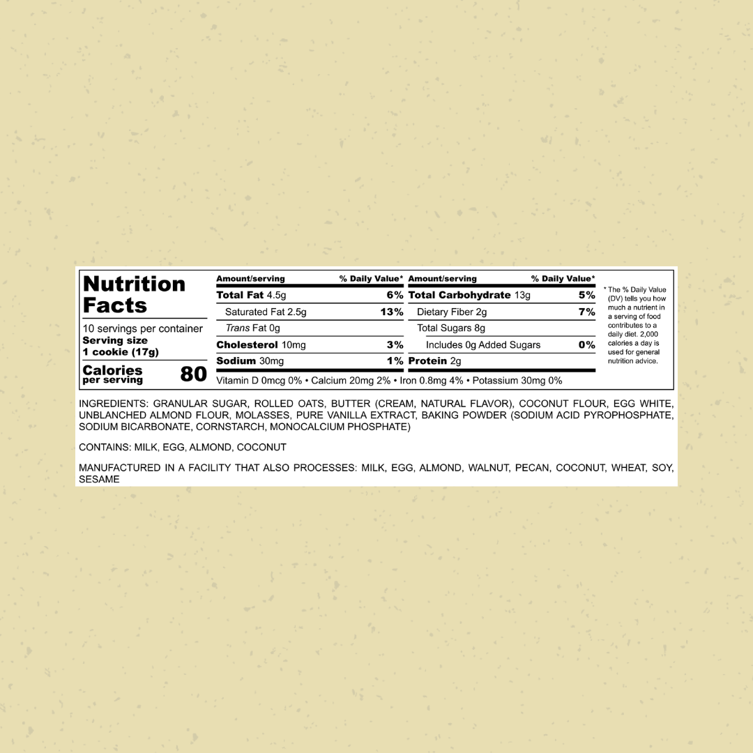 Gluten-Free Oatmeal Cookie Bulk Pack