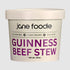 ane Foodie Guinness Beef Stew 10 oz container with front label showing all-natural, flash frozen, heat & eat product.