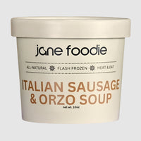 Italian Sausage & Orzo Soup Jane Foodie Soup.