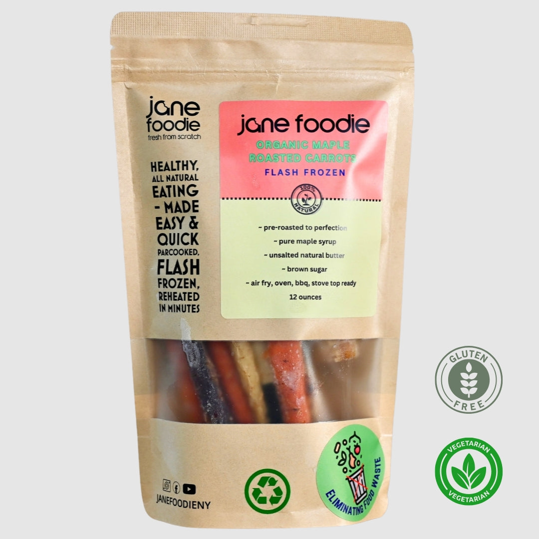 Maple Roasted Rainbow Carrots Jane Foodie Side Dish.