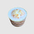 Mini Lemon Cake with lemon glaze on a light gray background