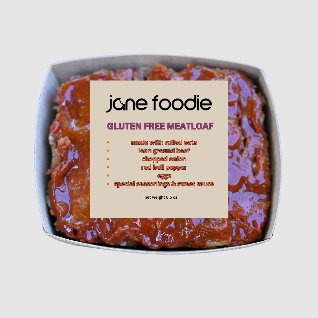 Gluten-free meatloaf package with &