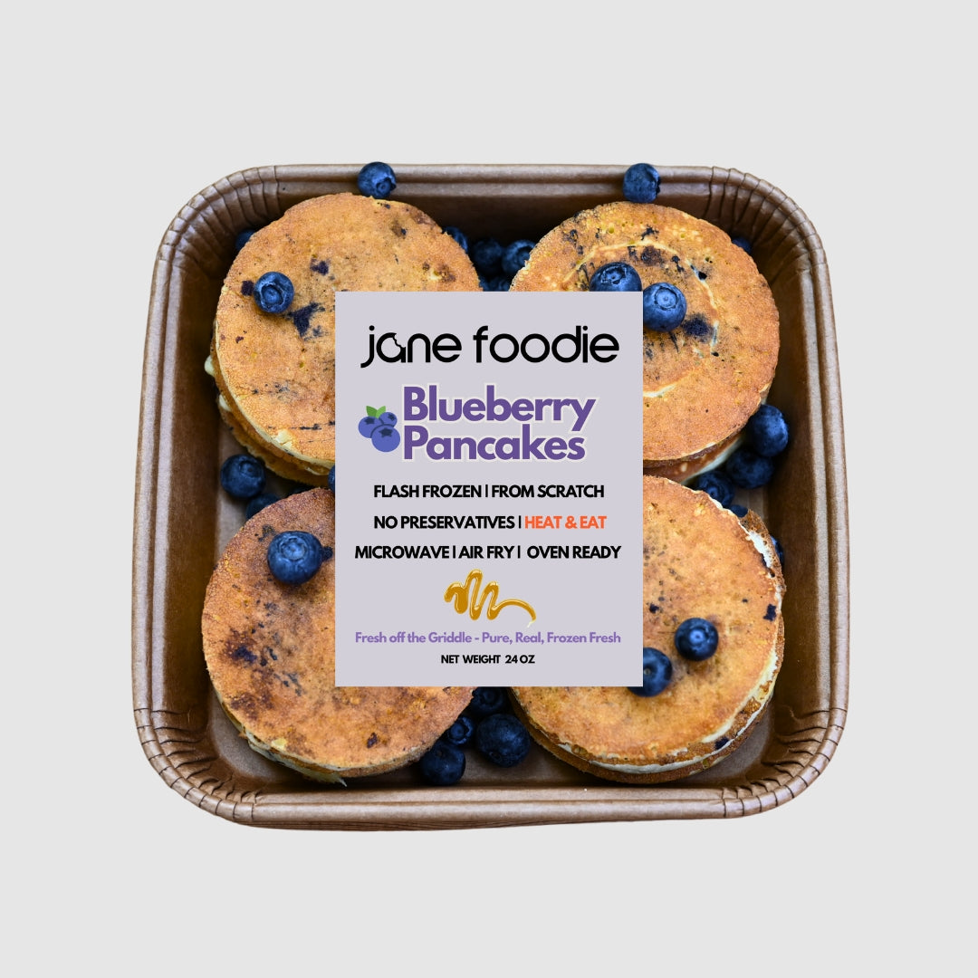 Homestyle Blueberry Pancakes, Dozen Pack
