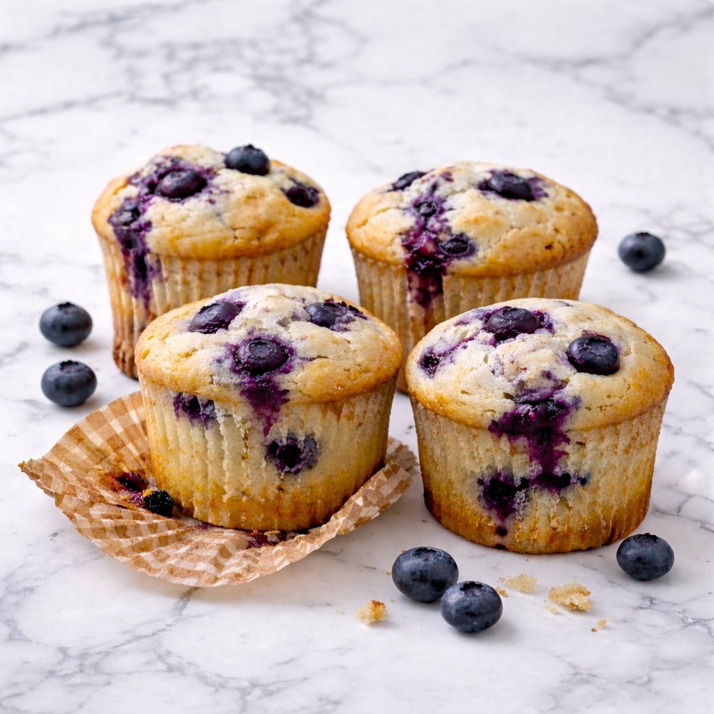 Blueberry Muffins 4 - Pack - Jane Foodie
