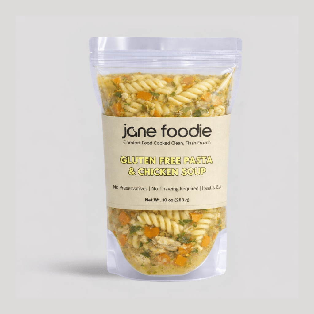 Chicken & Gluten - Free Pasta Soup - Jane Foodie