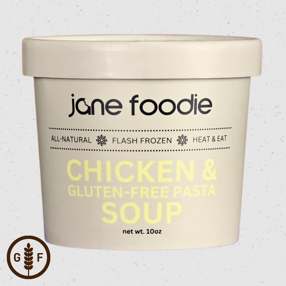 Chicken &amp; Gluten - Free Pasta Soup - Jane Foodie