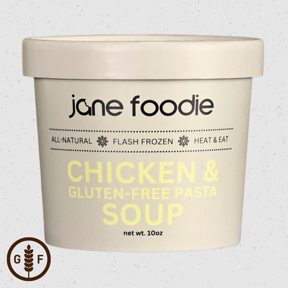 Chicken &amp; Gluten - Free Pasta Soup - Jane Foodie