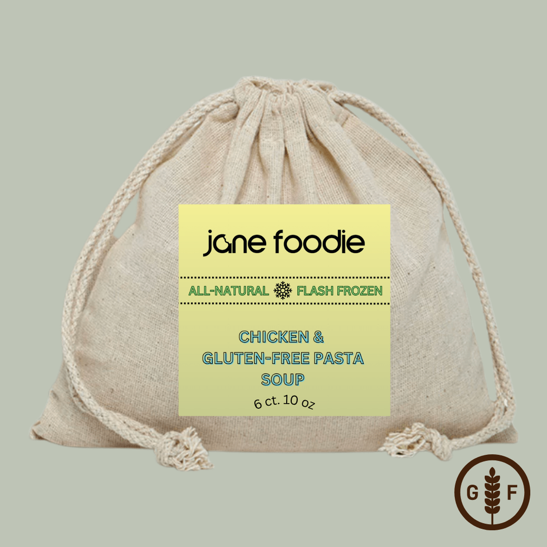 Chicken & Gluten - Free Pasta Soup Family Size 6 - Pack - Jane Foodie
