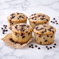 Chocolate Chip Muffins 4 - Pack | Jane Foodie - Jane Foodie