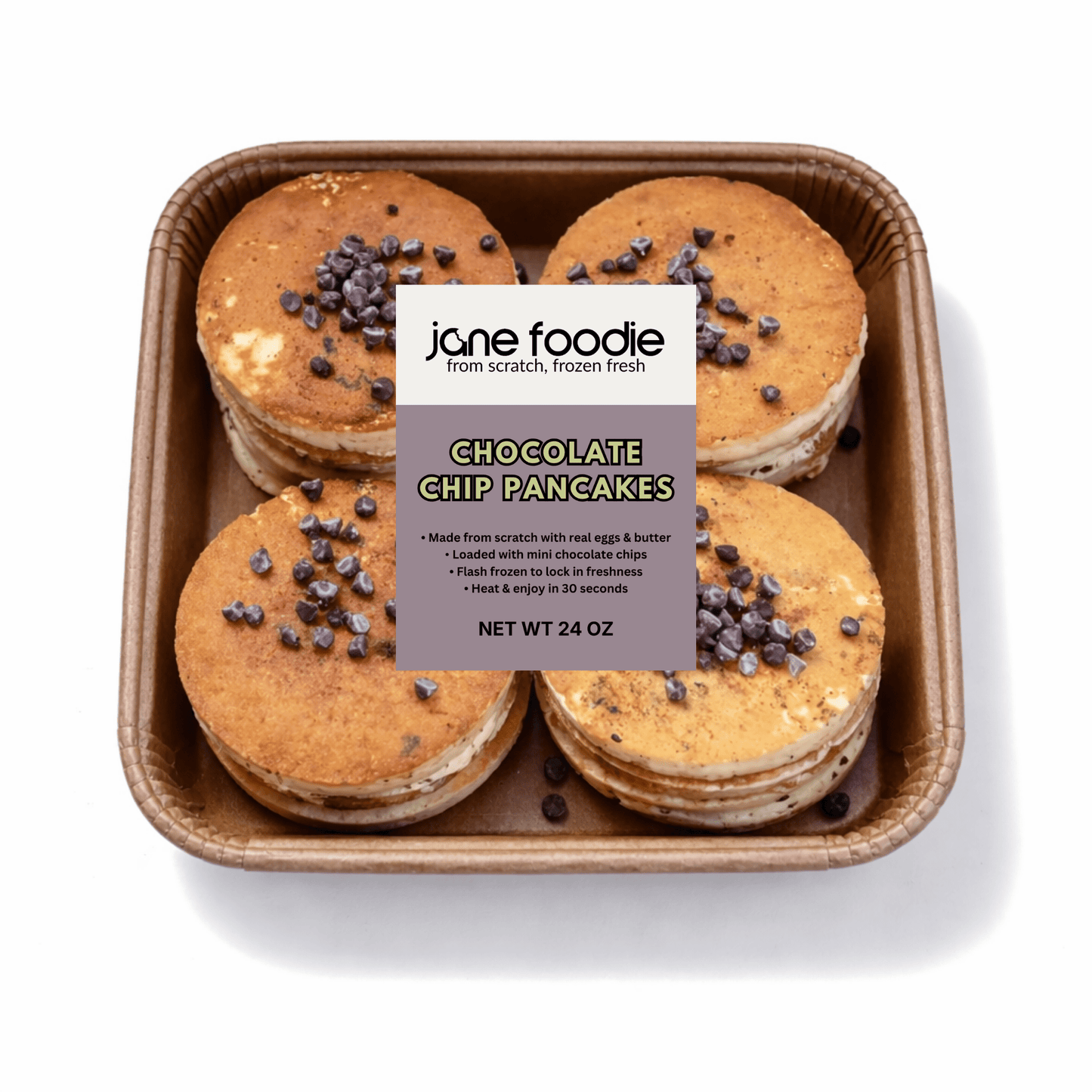 Chocolate Chip Pancakes - Jane Foodie