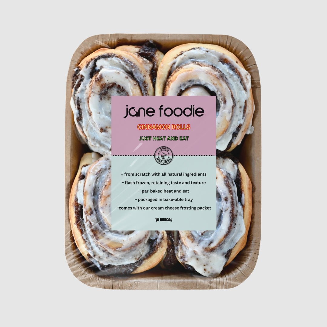 Cinnamon Rolls 4 - Pack - Jane Foodie
