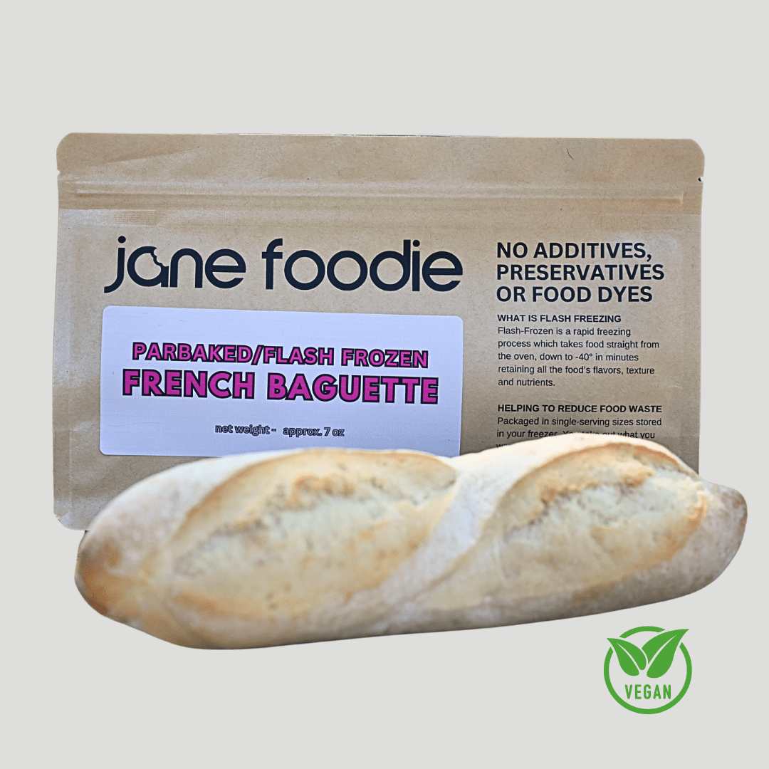 French Baguette Demi Loaf (9–10") – Artisan Par - Baked Bread | Jane Foodie - Jane Foodie