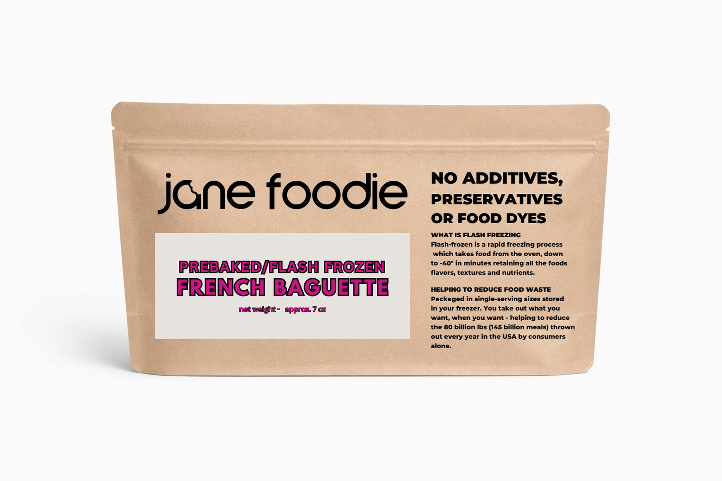 French Demi Baguette - Jane Foodie