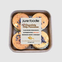 Homestyle Chocolate Chip Pancakes, Dozen Pack - Jane Foodie