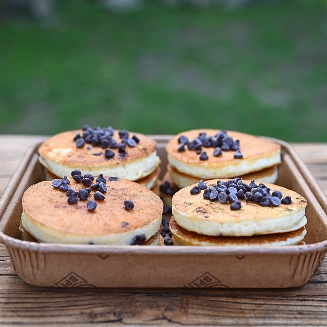 Homestyle Chocolate Chip Pancakes, Dozen Pack - Jane Foodie