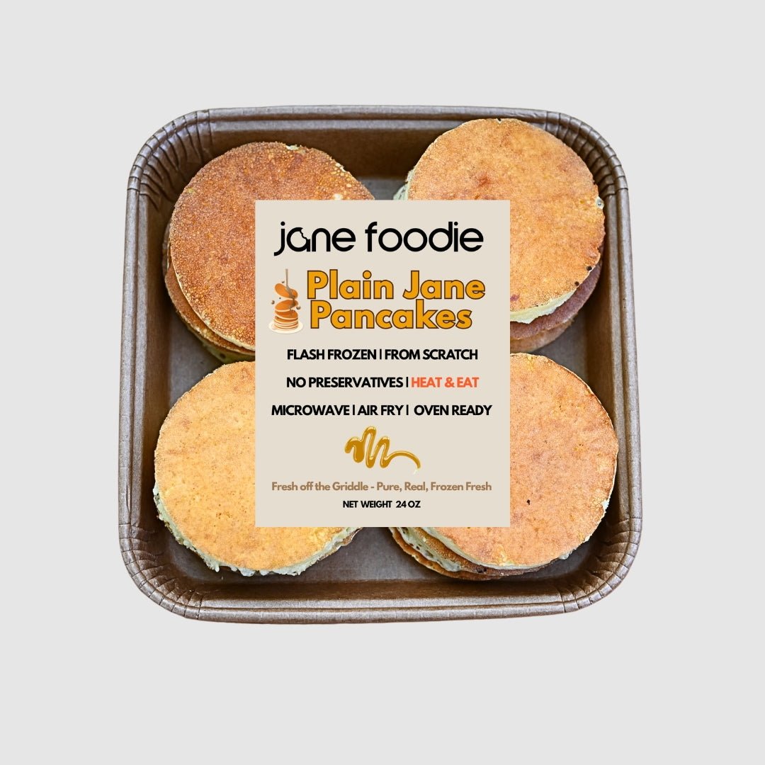 Homestyle Plain Jane Pancakes, Dozen Pack - Jane Foodie