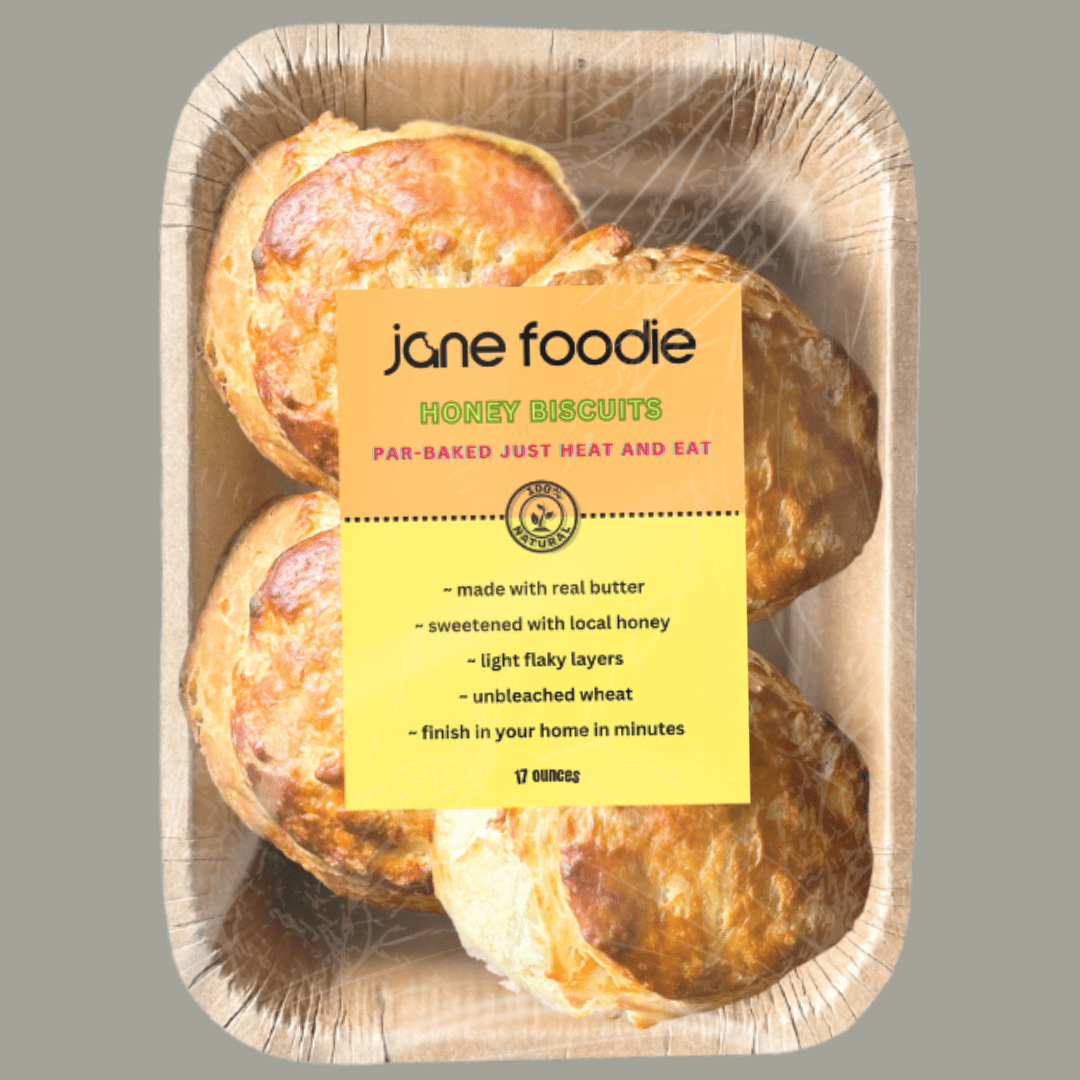 Honey Biscuits 4 - Pack - Jane Foodie