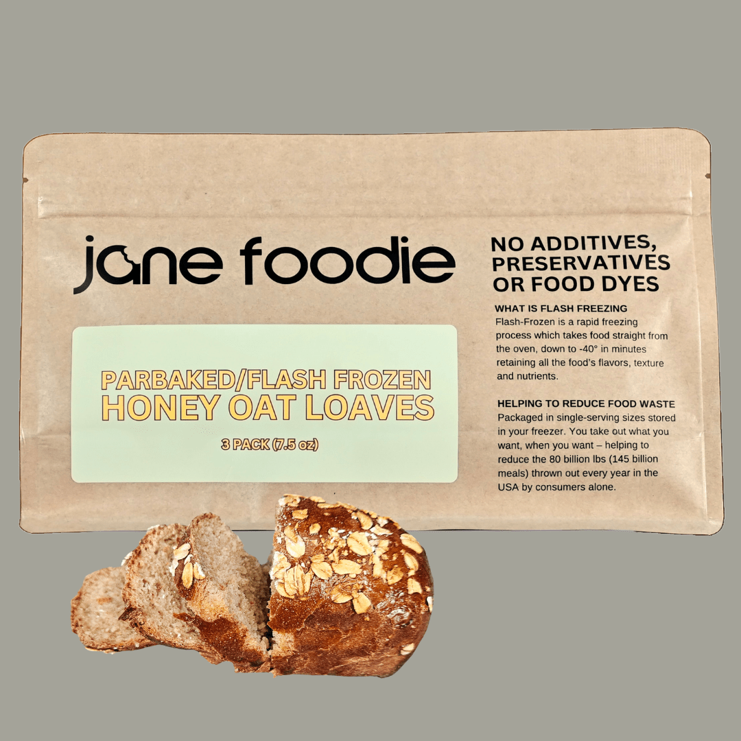 Honey Oat Mini Bread Loaves - 3 Pack - Jane Foodie