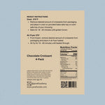 Jane Foodie Croissant Chocolate Butter Croissants 4-Pack