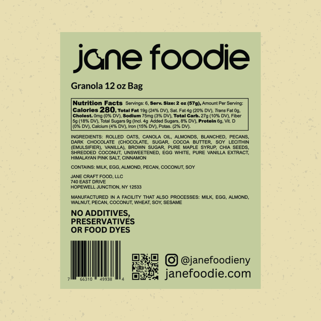 Gluten-Free Almond Pecan & Coconut Dark Chocolate Granola - Jane Foodie