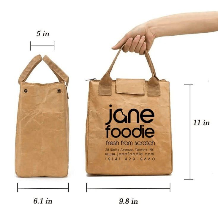 Jane Foodie Jane's Foodie Kraft Insulated Reusable Bag