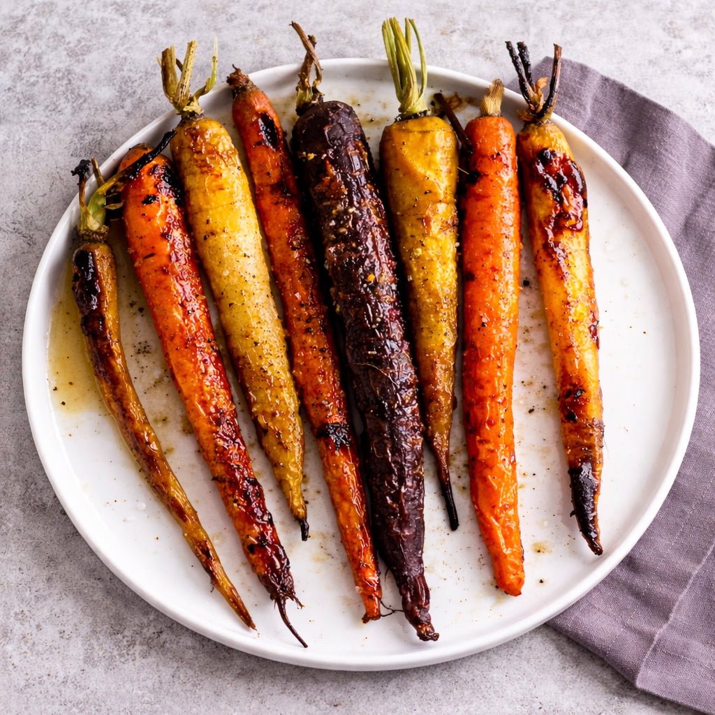 Jane Foodie Maple Roasted Rainbow Carrots – Sweet & Savory Side - Jane Foodie