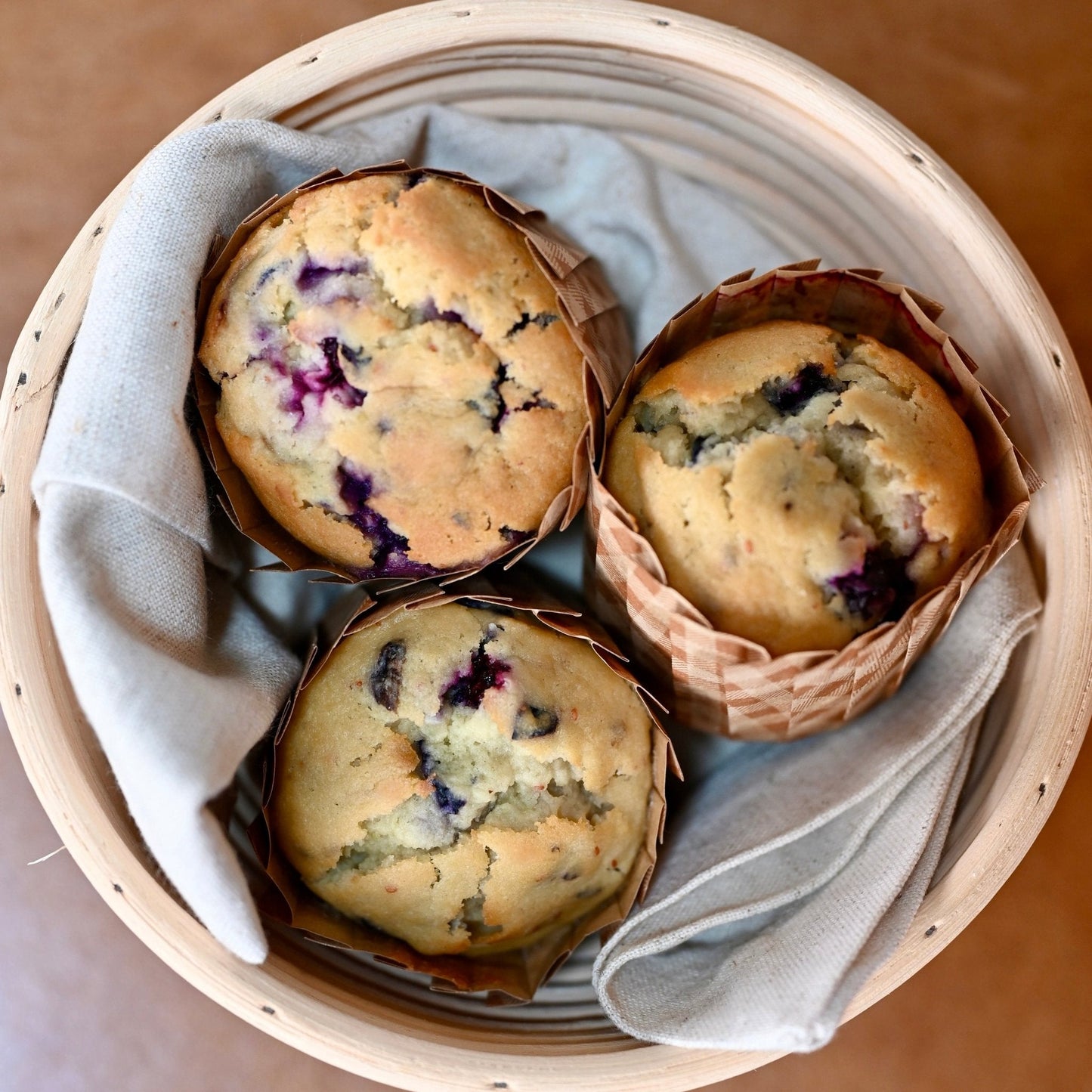 Blueberry Muffins 4-Pack Jane Foodie muffins.