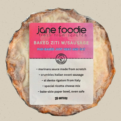Italian Sausage Baked Ziti - Jane Foodie