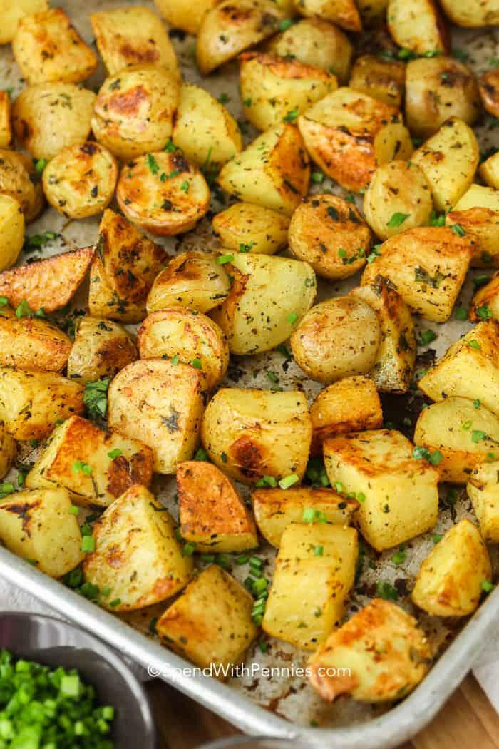 Roasted Yukon Gold Potatoes Jane Foodie potatoes.