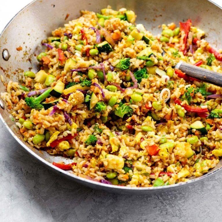 Vegetable Stir Fry Rice Side Dish Jane Foodie